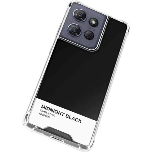 Midnight Black Moto G Play 5G (2025) Clear Case